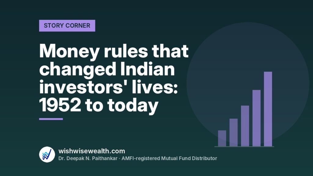 Money rules that changed Indian investors' lives: 1952 to today — WishWiseWealth